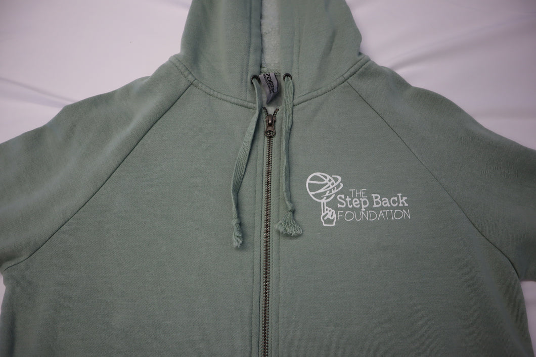 Green Zip-Up Hoodie