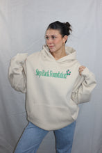 Load image into Gallery viewer, Tan Step Back Hibiscus Hoodie (No Strings)
