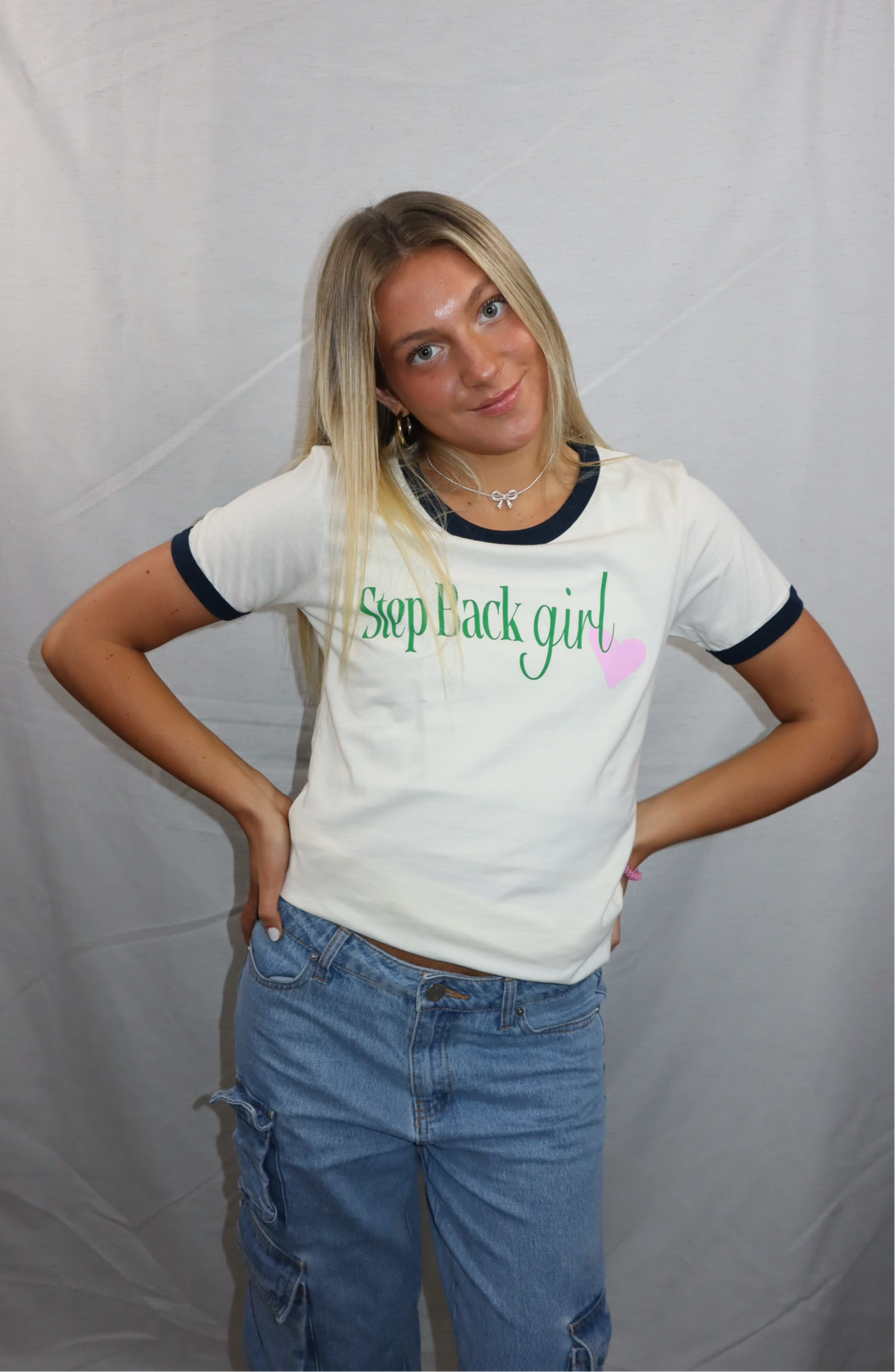 Step Back Girl Tee