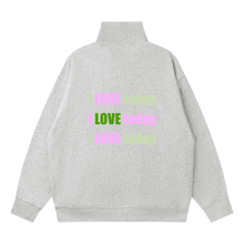 Load image into Gallery viewer, Ash Grey Minimalist Quarter-Zip
