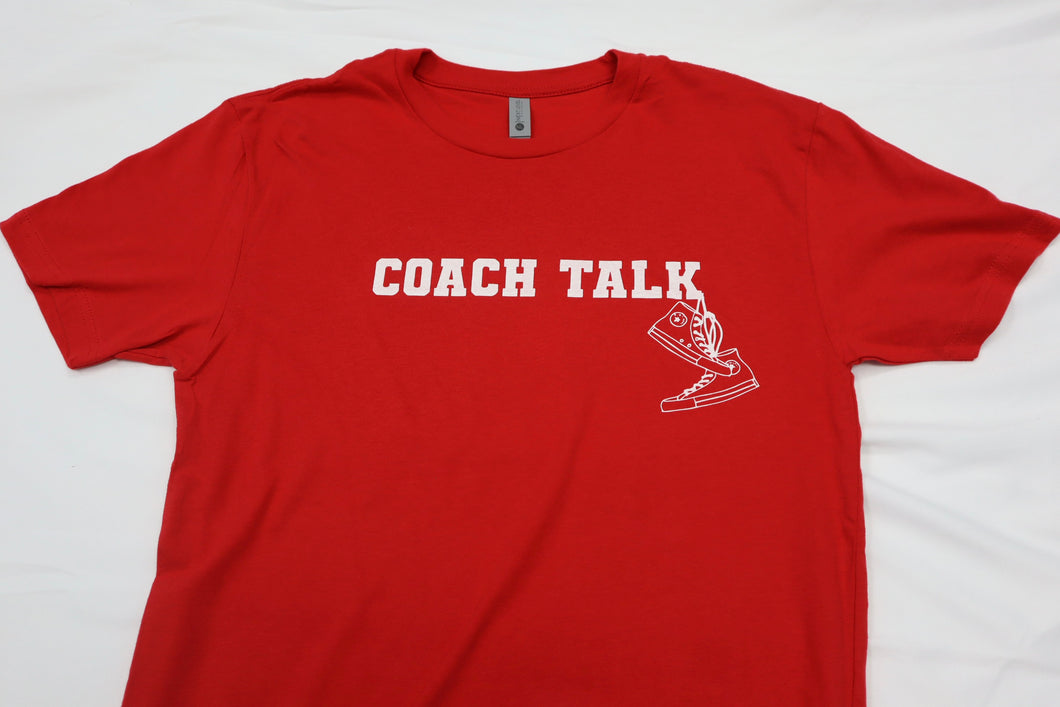 Coach Talk Red Tee