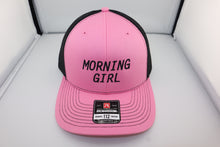 Load image into Gallery viewer, Morning Girl Pink &amp; Black Trucker
