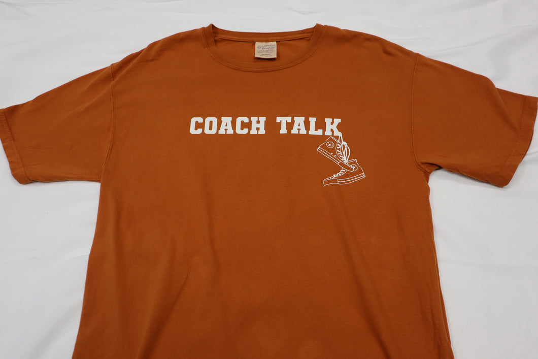 Coach Talk Burnt Orange Tee
