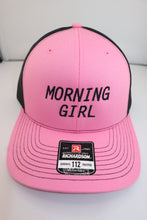 Load image into Gallery viewer, Morning Girl Pink &amp; Black Trucker
