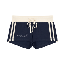 Load image into Gallery viewer, Navy Step Back Surfer Girl Mini Shorts
