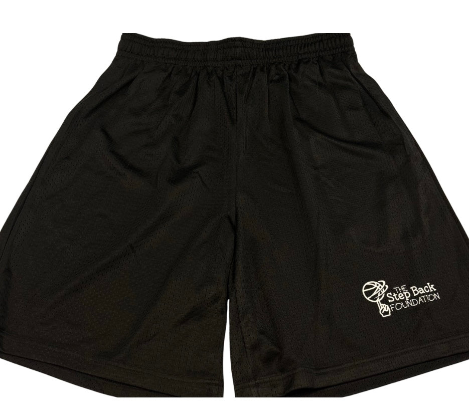 Black Mesh Shorts (With Pockets)