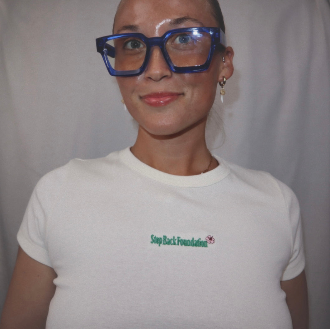Step Back Hibiscus Baby Tee