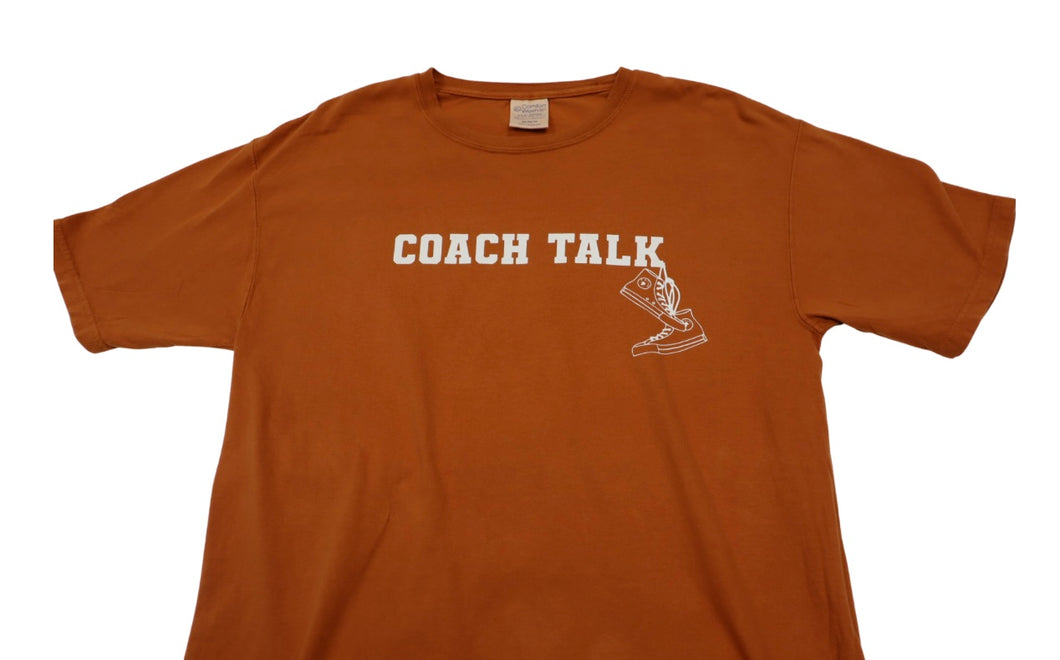 Coach Talk Burnt Orange Tee