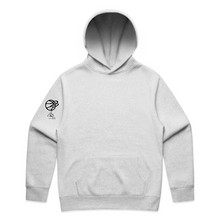 Load image into Gallery viewer, Stencil Hood-White Heather
