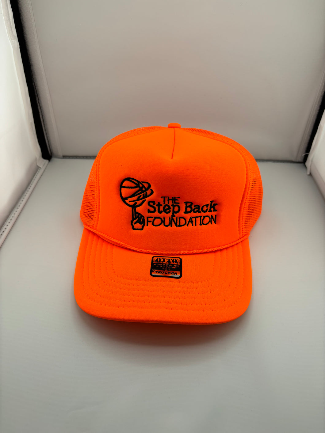 Neon Orange Trucker