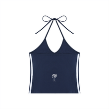 Load image into Gallery viewer, Navy Step Back Surfer Girl Tank
